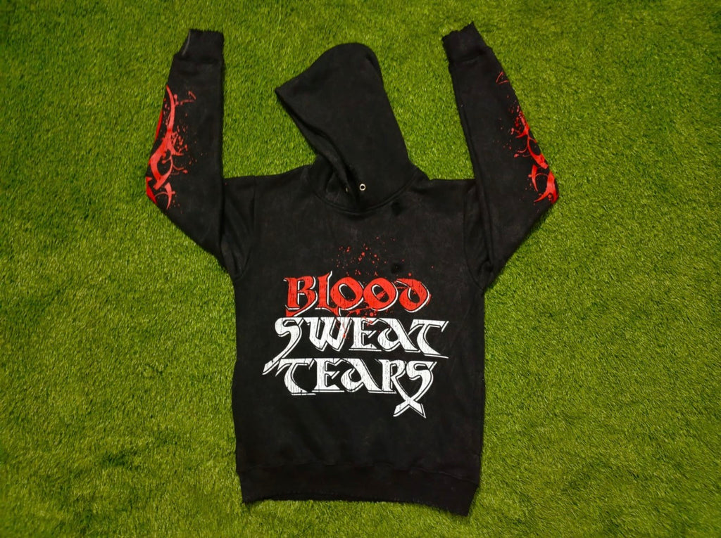 BST BLACK/RED SPLTR HOODIE